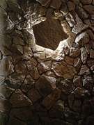 Kinkiet lampa handmade ledowa kamienna 