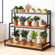 Kwietnik, regał, stojak na kwiaty 3 poziomowy, 120 x 40 x 95cm