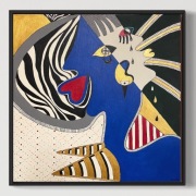 Obraz akrylowy_kubizm_DALIDA_50x50 cm