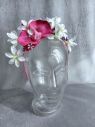 Kwiatowa opaska, wianek na głowę 