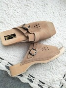 Klapki mule skórzane Pinterest Vogue Paris 