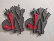 LEGO Duplo zwrotnica ciemna 2 szt.