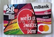 PIEKNA NOWA KARTA WOSP 28 MASTERCARD MBANK-UNIKAT !!! ;--)