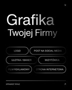 Grafika logo wizytówka post na social media film rolka ulotka