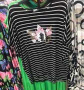 Bluzka tunika w paski biust 140/150