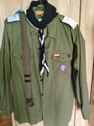 ZHP- Mundur harcerski - spodnie, koszula,pasek 