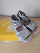 nowe Befado 24 (16 cm skórzana wkładka) sandały dziewczęce rzepy sandałki