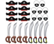 Nowy! Zestaw piracki piraci pirat akcesoria halloween