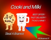 Roblox Steal A Brainrot Cooki and Milki 600m/s NAJTANIEJ !