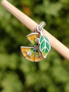 charms zawieszka wisiorek srebro 925 cytryna