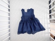 Granatowa, wyjściowa sukienka H&M rozmiar 68 