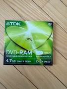 TDK DVD-RAM 4.7GB Type IV – nowa, fabrycznie zapakowana (rzadka)