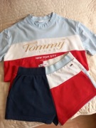 TOMMY HILFIGER Tommy Jeans sportowy set komplet damski vintage 40 L