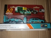 Zestaw lawety Majorette do holowania Porsche Cayenne Turbo S i 918 Spyder