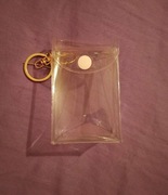 Etui na Klucze Dokumenty Słuchawki Mini portfel przezroczysty 