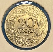 20 gr 1923 nikiel; Fisher OB 005