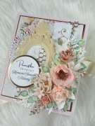 Eleganckie opakowanie na merci PREMIUM kartka na Komunię, pamiątka Komunii 