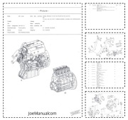 Mercedes OM 904 LA Diesel Engine Parts Catalog Katalog części