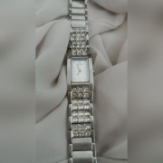 Zegarek FOSSIL srebrny Stal szlachetna Swarovski
