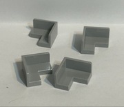 Lego NOWE płytki narożne jasny szary 1szt