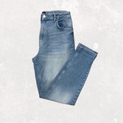 Jasne Jeansy Pieces rozmiar L casual denim 96x37 cm