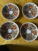 Talerze ozdobne Koło ręcznie malowane