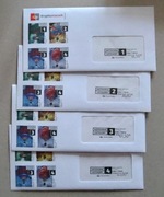 Kryptoznaczki 1-4. W przestworzach. Fi 5351 - 5354** opis.