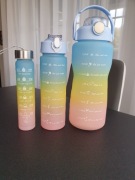 Zestaw bidonów 3w1, bidon, butelka na wodę 