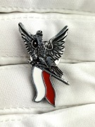 Przypinka broszka patriotyczna godło orzeł orzełek polska flaga Vintage