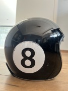 Kask ORIGINE czarny eightball | open face | blenda