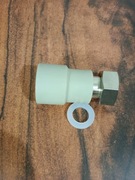 Półśrubunek śrubunek PP PP-R 20x1/2" prosty pod kocioł 