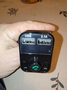 Transmiter FM Bluetooth player I ładowarka w jednym