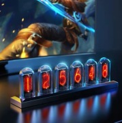 RGB Zegar Nixie Tube LED z Podświetleniem IPS, DIY Analogowo-Cyfrowy
