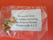 Dysze Kpl ( 5szt ) gaz Propan- Butan kuchni Mastercook