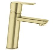 Bateria umywalkowa stojąca Deante Arnika złoto szczotkowane Nowa