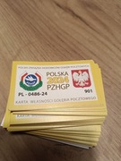 Obrączki 2024 rok i Karty Własności dla Gołębi - po 6 zł / 1 sztuka