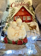 Świeca sojowa Boże Narodzenie Święta Mikołaj Prezent Święta Boża Rodzina