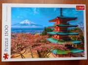 Puzzle 1500 el. Góra Fudżi