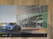 Kalendarz Inter Car Silesia Mercedes 2024 r. 68 x 46,5 cm
