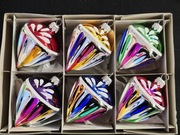 Bombki choinkowe spadochrony szklane ozdoby na choinkę retro jak prl wisior