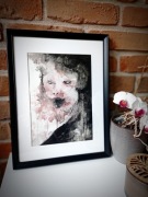 Ola Skowron "Ktoś" akwarela