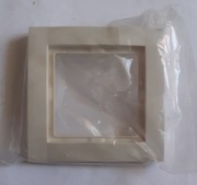 Ramka pojedyncza kremowa Hager-Polo FIORENA - nowa