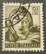 Włochy, Sybilla Delficka z Kaplicy Sykstyńskiej, 50 lirów