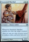 MTG  - Seasoned Marshal - Elspeth vs Tezzeret 