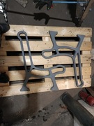 Pancerne Nogi do Ławki – Klasyczny Wzór PRL – Żeliwo 32kg!