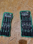 Zestaw Wkrętaków Do Pobijania WKRĘTAKI ŚRUBOKRĘTY zielone 