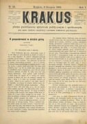 KRAKUS, nr 32, rok 1891 r.