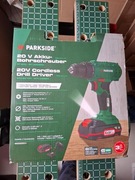 Akumulatorowa wiertarko-wkrętarka PARKSIDE 20V PBSSA 20-Li A1 +AKU +ŁAD