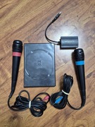 Mikrofony Sony 2szt + konwerter PS2 PS3 Singstar