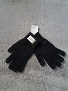 Czarne rękawiczki Puccini 